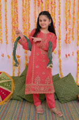 Shanzey Mehendi Magic Formal Pret Collection D-3306 Melon