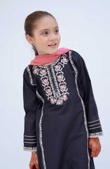 Shanzey Kirnain Festive Embroidered Cotton Collection D-3604 Black