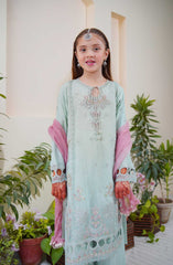 Shanzey Methi Eid Formal Edit Collection Vol 01 D-3806 ICE BLUE