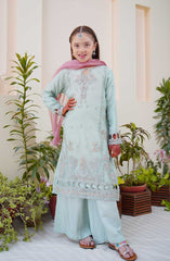 Shanzey Methi Eid Formal Edit Collection Vol 01 D-3806 ICE BLUE