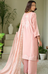 Embroidered Karandi Collection with Embroidered Chiffon Dupatta by Marjjan D-101 (PINK)