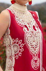 Formal Unstitched Luxury Lawn Collection 2024 SL-01-24 Carnelian