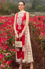 Formal Unstitched Luxury Lawn Collection 2024 SL-01-24 Carnelian