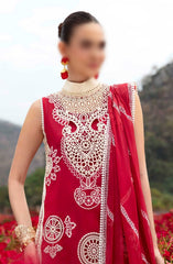 Formal Unstitched Luxury Lawn Collection 2024 SL-01-24 Carnelian