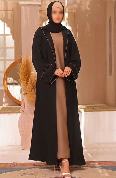 Black Camels The Abaya Edit 2024 Sabina Coat Abaya
