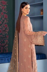 Lamisah Luxury Chiffon Unstitched Collection By Lavish Premium D-21 Serene Chic