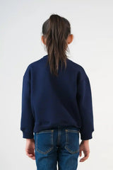 Sprinkles Kids Winter Collection Sweatshirt With Flap – Navy Blue