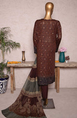 HZ Turkish Jacquard Dyed Yarn Dupatta Collection D-1202