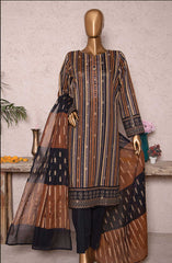 HZ Turkish Jacquard Dyed Yarn Dupatta Collection D-1205