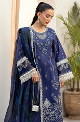 Luxe Lawn Eid Collection By Saad Shaikh D-04 Tawny