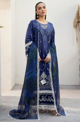 Luxe Lawn Eid Collection By Saad Shaikh D-04 Tawny