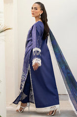 Luxe Lawn Eid Collection By Saad Shaikh D-04 Tawny