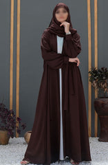 Black Camels The Abaya Edit 2024 Tazeen Dual Layer Abaya