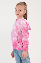 Sprinkles Kids Winter Collection Terry Cloth Graphic Hoodie – Pink