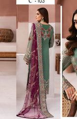 Ramsha Arzoo Chiffon Collection Vol 01 D-103