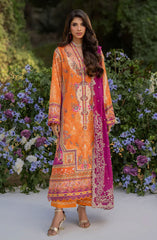 Qalamkar Luxe Silk Collection 2024 D-03 ALMA