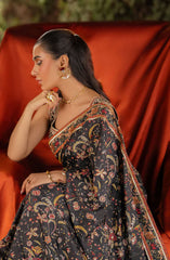 Qalamkar Luxe Silk Collection 2024 D-04 AVA