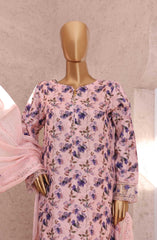 HZ Vogue Unstitched Raw Silk Embroidered Collection D-1089