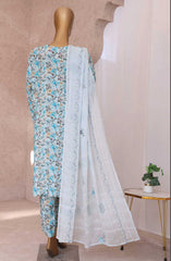 HZ Vogue Unstitched Raw Silk Embroidered Collection D-1113