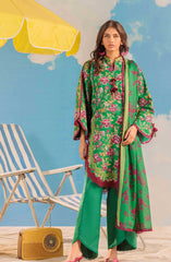 Tropical Horizons 3 PC Unstitched Collection Drop 01 By Bonanza Satrangi D-3016