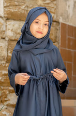 Black Camels Summer Kids Abaya Collection D-Wafa Basic Abaya