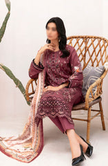 Ramsha Mashal Luxury Lawn Collection Vol 11 Z-1108