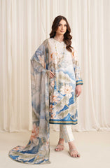 Zarif Printed Georgette Silk Collection 2024 D-03 ASLAAN