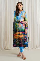 Zarif Printed Georgette Silk Collection 2024 D-11 GEORGIA