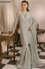 Inayat Unstitched Formals Wear By Zarif D-02 GULZAAR