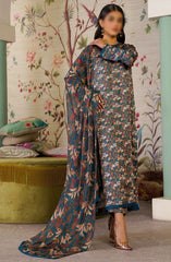 Zarif Printed Unstitched Printed Silk Collection 2024 ZSP 05 ANABIYA