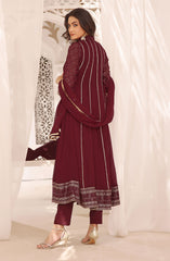 Roop Rang Stitched Collection By AL Harir Apparel D-33 Zarif Maroon