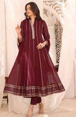 Roop Rang Stitched Collection By AL Harir Apparel D-33 Zarif Maroon