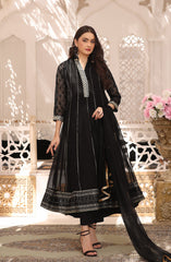 Roop Rang Stitched Collection By AL Harir Apparel D-32 Zarif Black