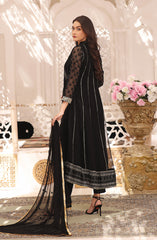 Roop Rang Stitched Collection By AL Harir Apparel D-32 Zarif Black