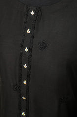 Artistic wear Pret Collection D-03 chikankari black