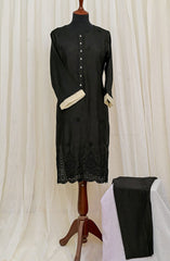 Artistic wear Pret Collection D-03 chikankari black