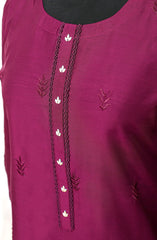 Artistic wear Pret Collection D-05 chikankari plum