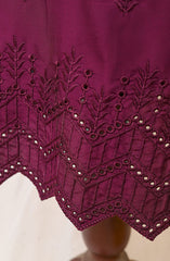 Artistic wear Pret Collection D-05 chikankari plum