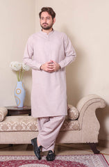 Real Image Mens Shalwar Kameez Collection 2024 D-62sc Light Brown