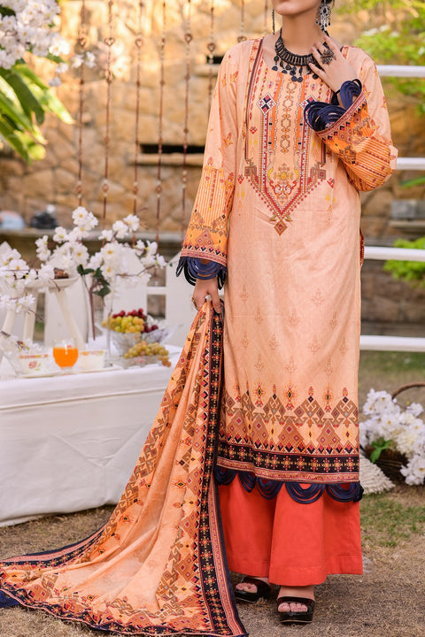 Dastaan Digital Print Lawn D-10