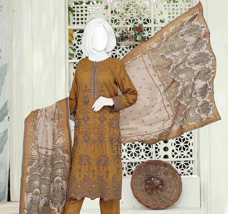 Amna Khadija Alayha Embroidered With Zari Work Viscose Collection AE 06