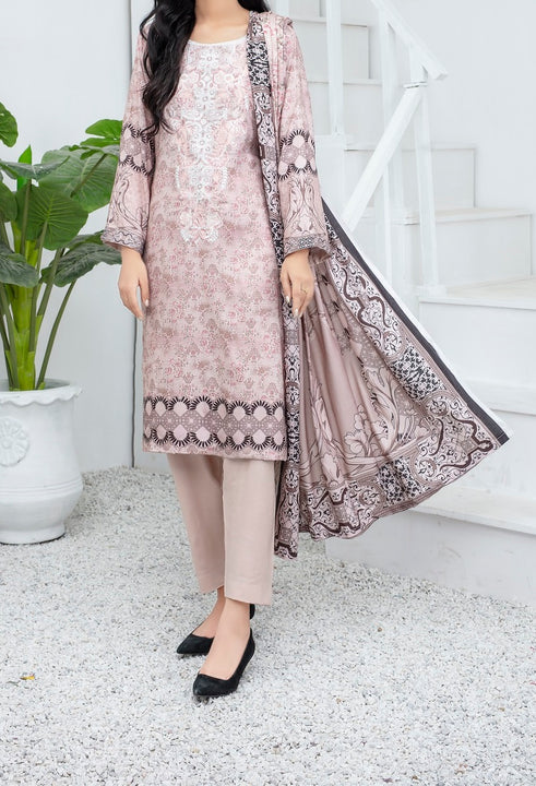 Ghazal Digital Embroidered Wool Collection by Amna khadija AGD 03