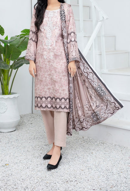 Ghazal Digital Embroidered Wool Collection by Amna khadija AGD 03
