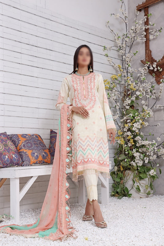 Asian Women Embroidered Collection Vol 5 By Amna Khadija AW 55