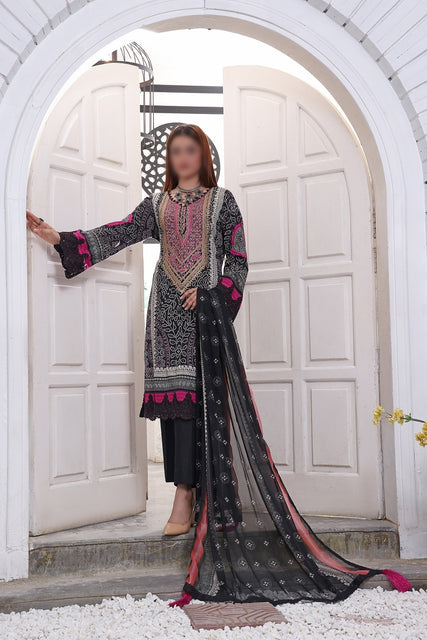 Asian Women Embroidered Collection Vol 5 By Amna Khadija AW 58
