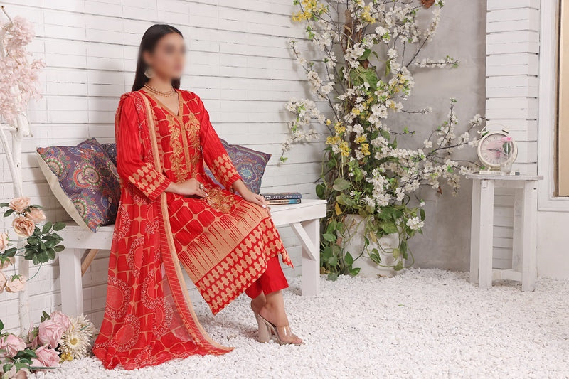 Asian Women Embroidered Collection Vol 5 By Amna Khadija AW 62