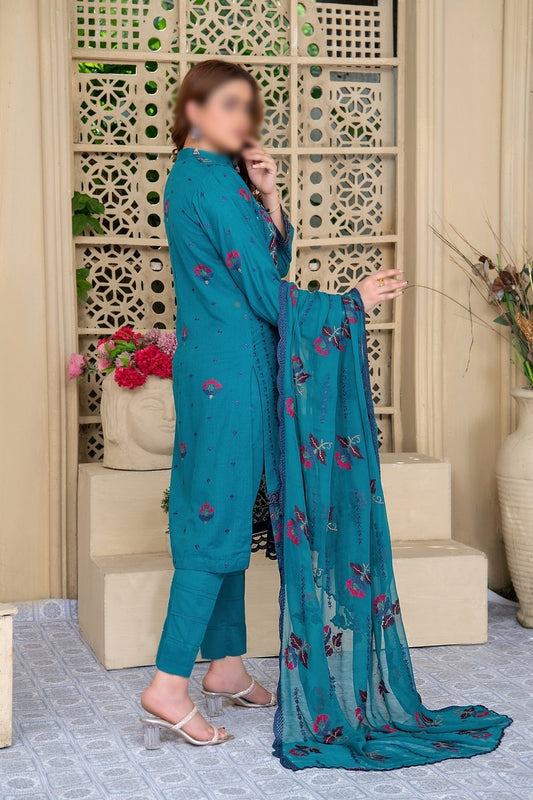 Amna Khadija Bella Slub Embroidered Karandi Collection BSE 02