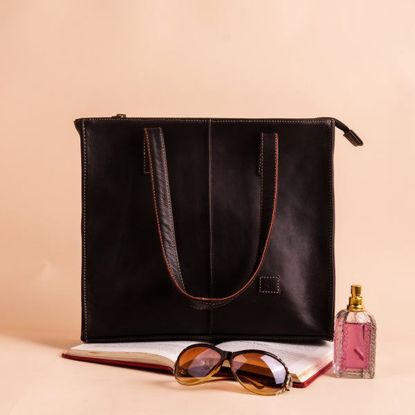 Women Leather Tote Bags Collection BURGUNDY