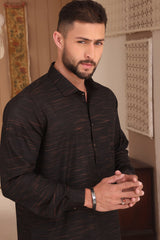 TGM Kameez Shalwar Suit Eid Collection Black Chaser