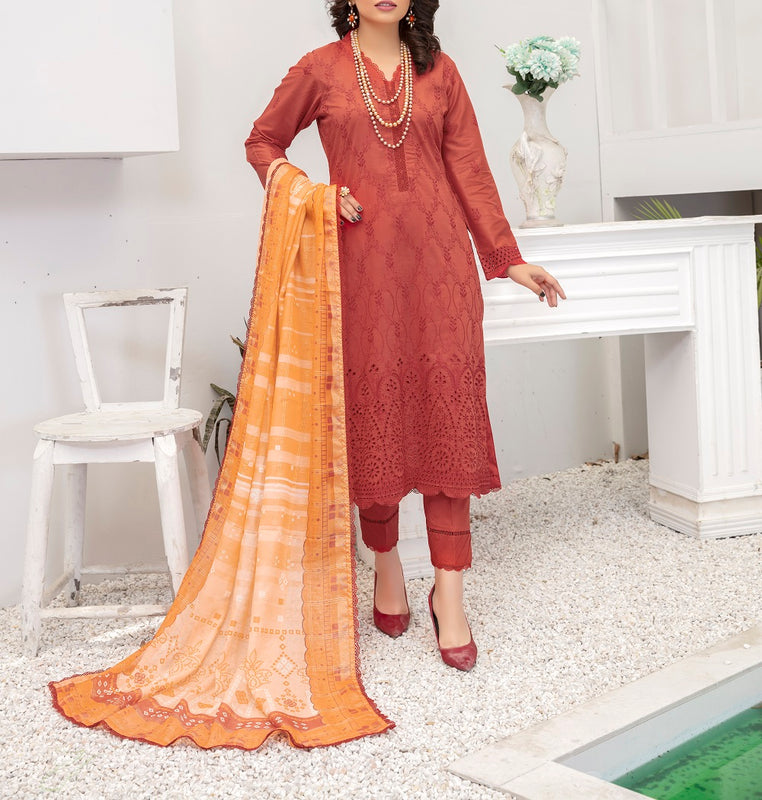 Festive Chantelle Schiffli Embroidered Collection D-CSE 01